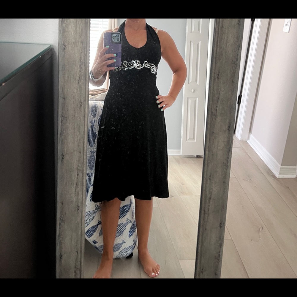 Venus knee length wrinkle free dress.